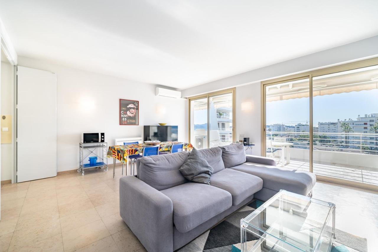 Palm Beach- Free Wifi- Parking- Sea View Κάννες Εξωτερικό φωτογραφία