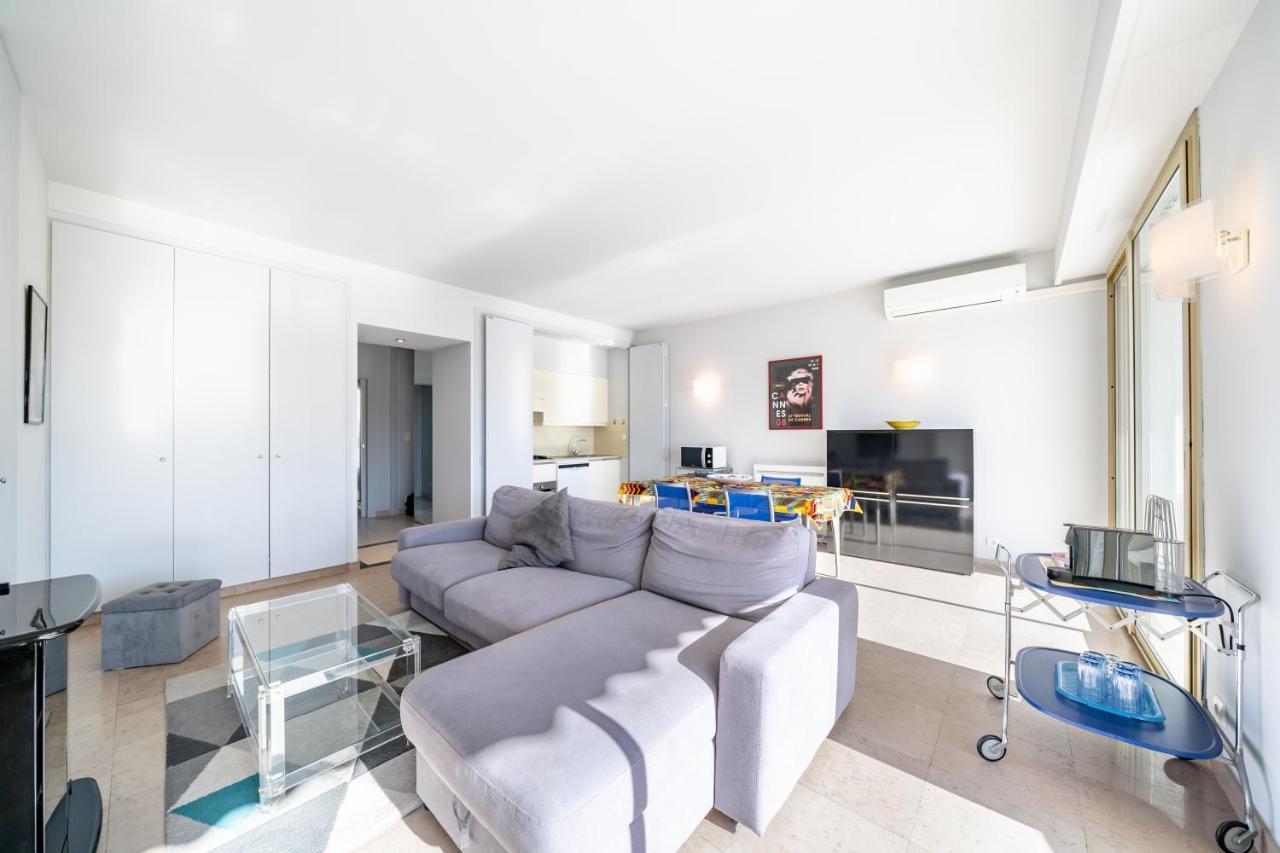 Palm Beach- Free Wifi- Parking- Sea View Κάννες Εξωτερικό φωτογραφία